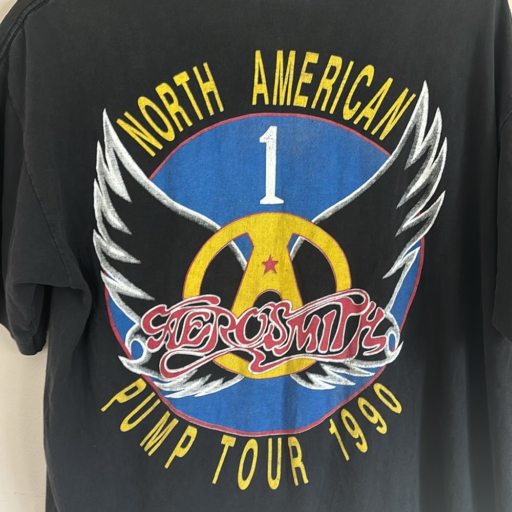 Vintage 1990 Aerosmith North American Pump Tour t-shirt - Picture 9 of 9